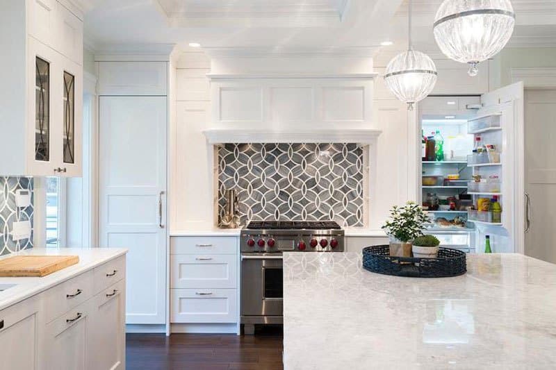 White Granite Kitchen Countertops