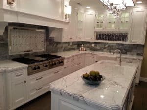 White Granite Kitchen Countertops