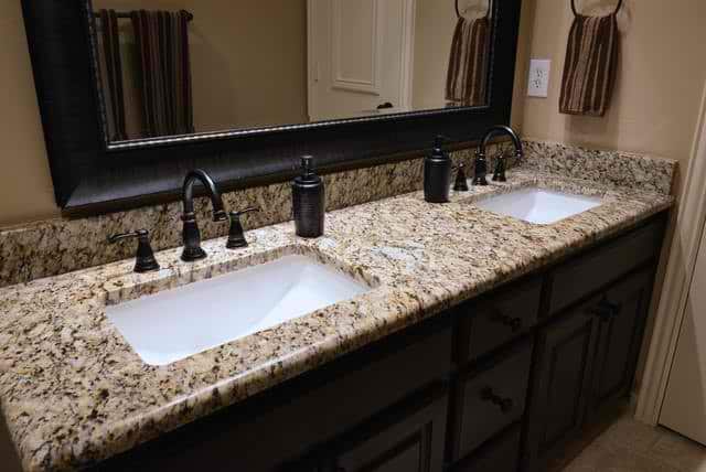 Granite bathroom countertops