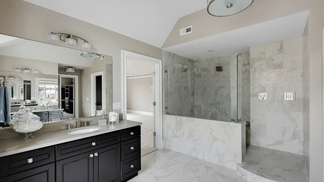 marble countertops in bathrooms