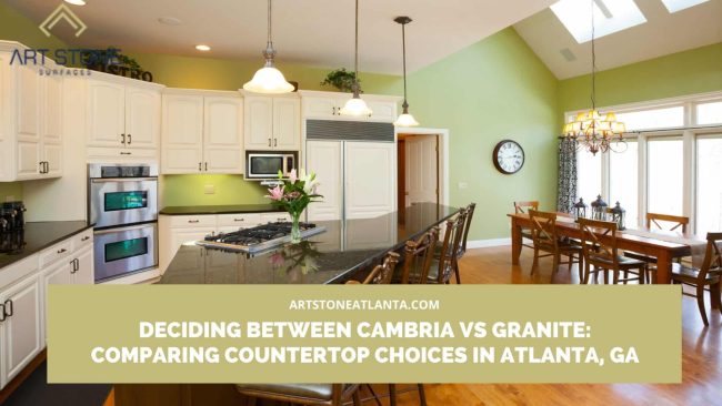 Deciding Between Cambria vs Granite_ Comparing Countertop Choices in Atlanta, GA Cambria vs Granite in Atlanta
