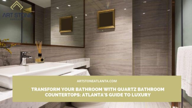 quartz bathroom countertops in Atlanta