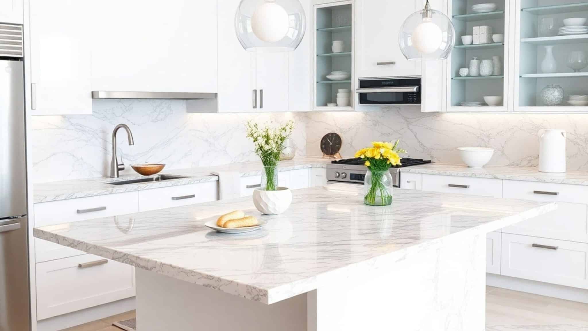 Cost of quartz countertops installed in Atlanta, GA