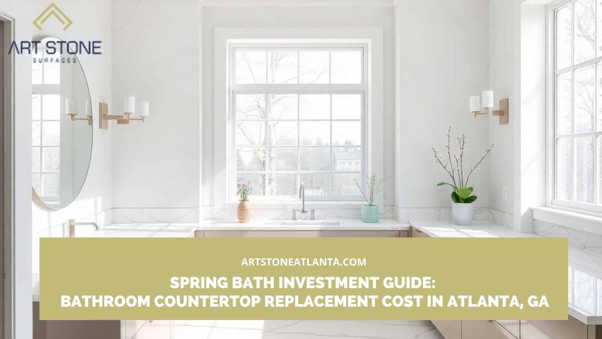 Bathroom countertop replacement cost in Atlanta