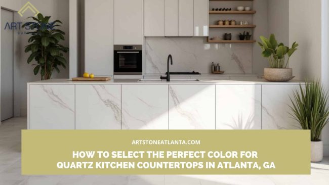 Quartz kitchen countertops in Atlanta