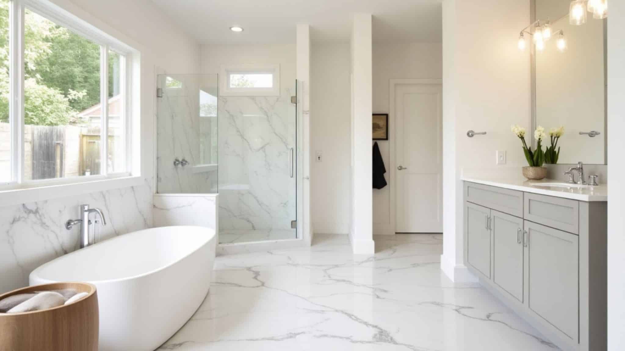 Quartz bathroom countertops in Atlanta, GA Quartz bathroom countertops in Atlanta, GA