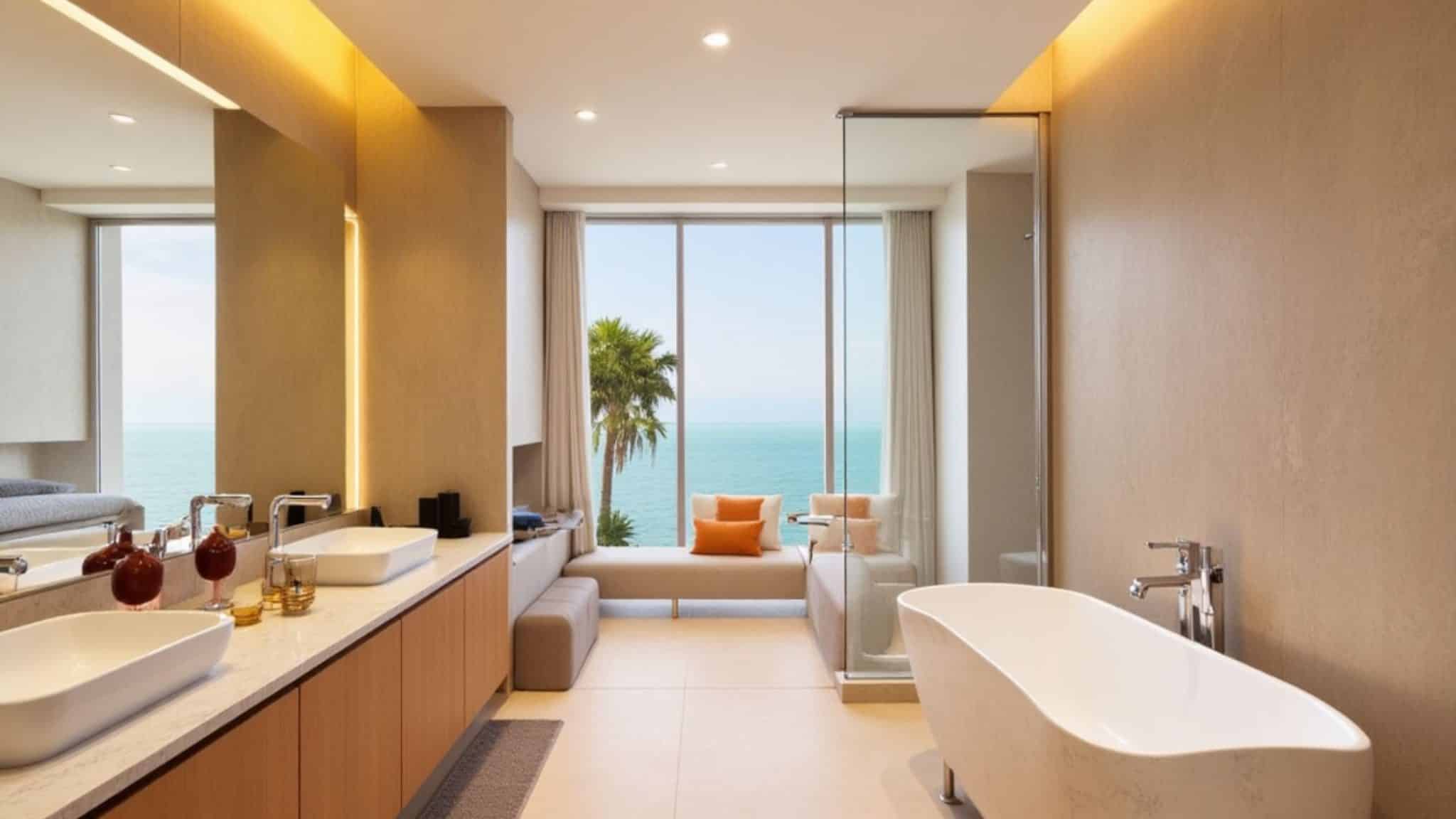 Quartz bathroom countertops in Atlanta, GA