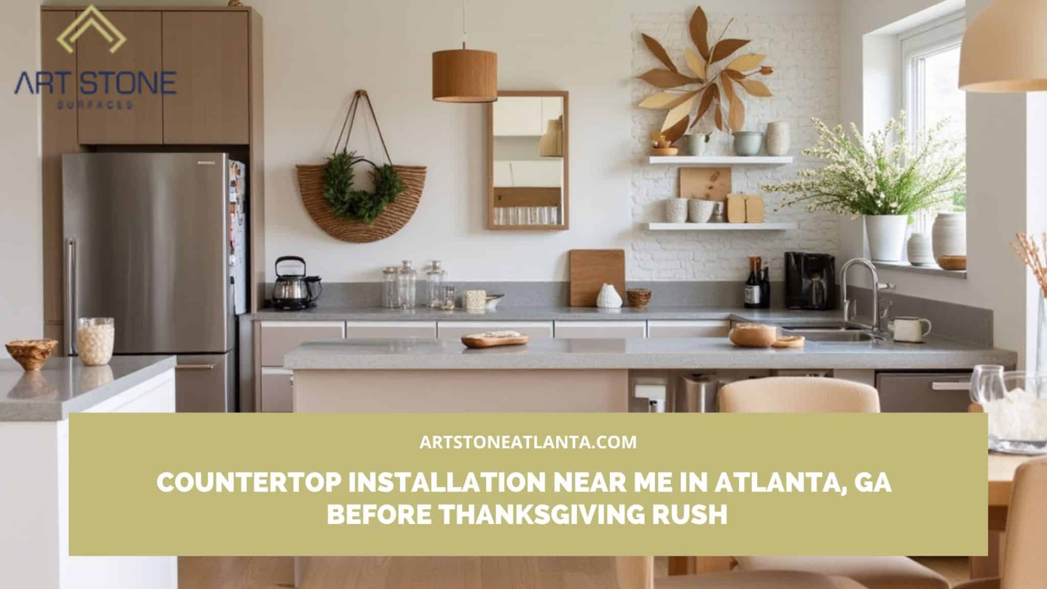 Countertop installation near me in Atlanta