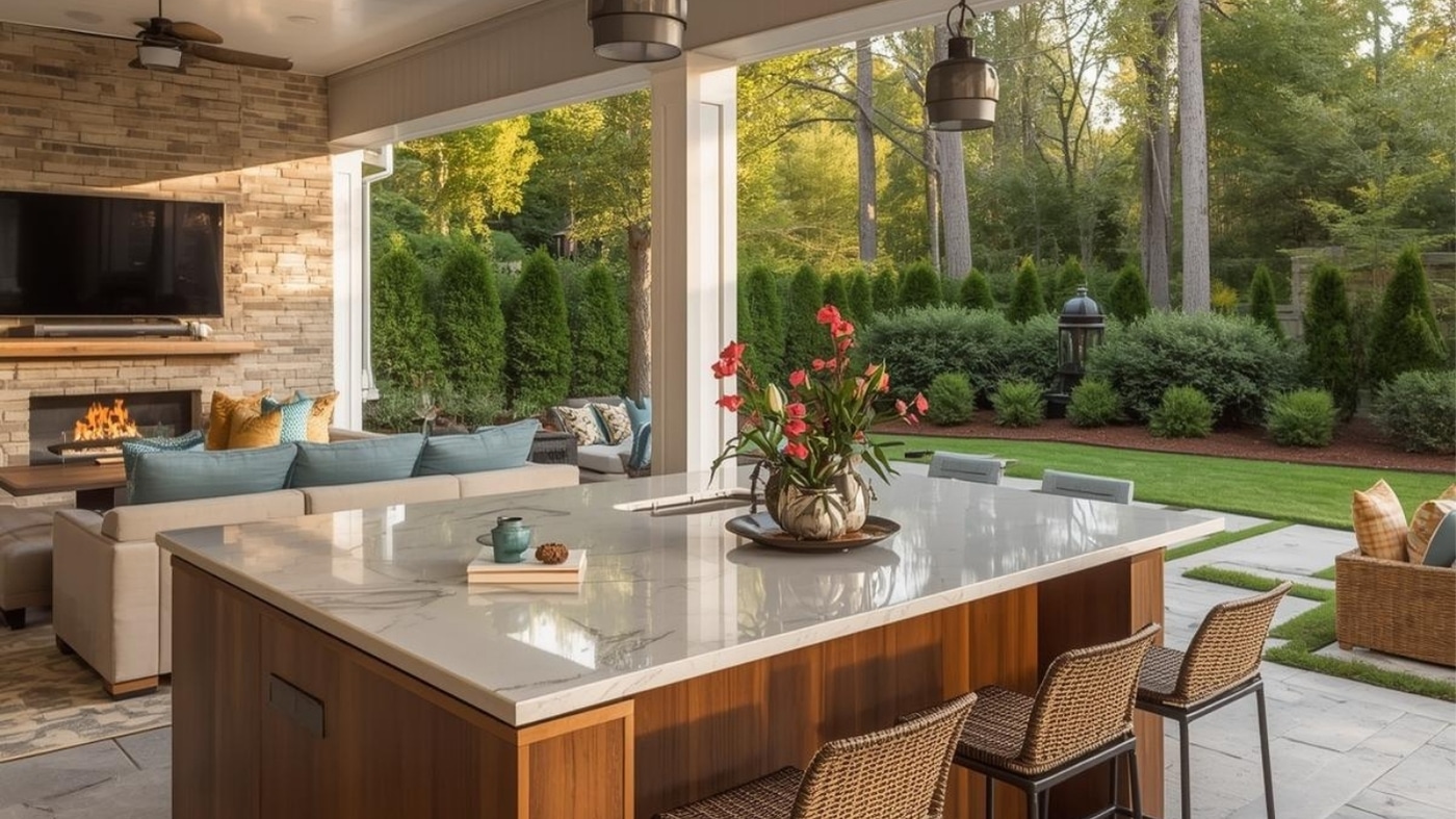 dekton vs porcelain vs granite outdoors