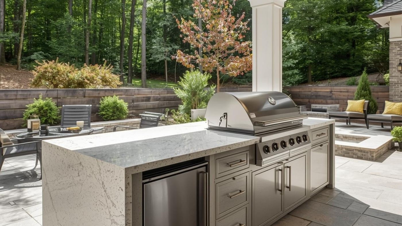 outdoor kitchen countertops Atlanta