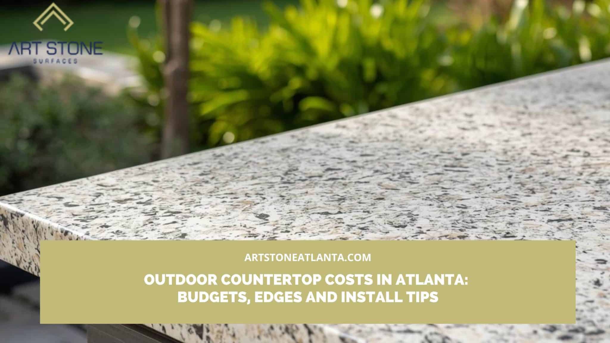 cost of outdoor countertops Atlanta