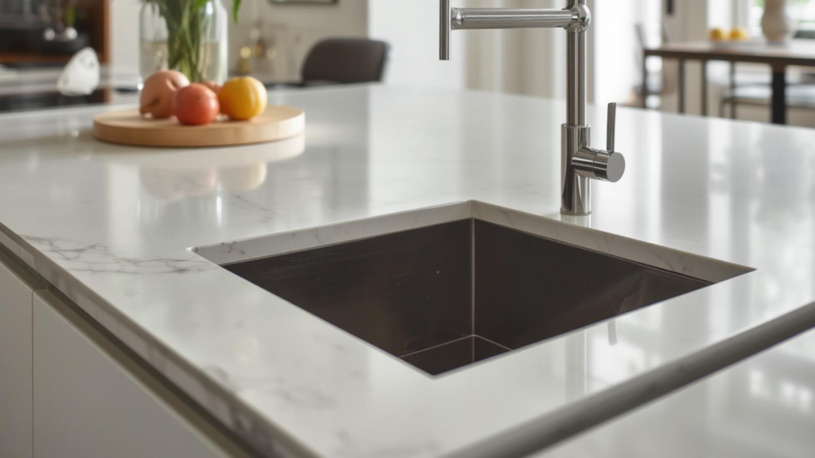 farmhouse vs workstation sink with stone Atlanta